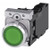Illuminated Push Button, Green, 22mm, LED - 3SU1152-0AB40-1FA0