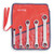 5 Piece Metric Reversible Ratcheting Box Wrench Set - 12 Point - J1190MLO