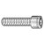 1/2"-13 Socket Head Cap Screw, Black Oxide Alloy Steel, 4 in Length, 25 PK - 430184-PG