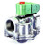 120V AC Aluminum Fuel Gas Solenoid Valve with Test Port, Normally Open, 1 1/4 in Pipe Size - JB8214063CSA