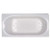 Recess Bath, 60 in L, 30 in W, White, Americast(R) - 2390202.020