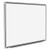 48"x72" Porcelain Whiteboard, White Frame - DFMBK46