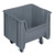 Mobile Storage Bin, Polyethylene, 16 1/2 in W, 12 1/2 in H, 17 1/2 in L, Gray - QGH805MOBGY