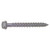 Tapcon Masonry Screw, 1/4" Dia., Hex, 3 3/4 in L, 410 Stainless Steel Silver Climashield, 100 PK - 3372907