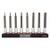 1/4 in Drive Socket Bit Set, Metric, 10 pcs - J7440R8MM