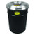 Cigarette Receptacle, 6 gal., Black - 26626K