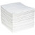 Sorbents, 28 gal, 15 in x 19 in, Oil, White, Polypropylene - WPL100H