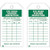 Eye Wash Sta Inspection Tag, 3/8 In, PK100 - 86674