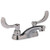 Manual 4" Mount, 2 Hole Low Arc Bathroom Faucet, Chrome - 5500174.002