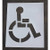 Pavement Stencil, 21 in, Handicap, 1/16 - STL-116-3021