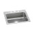 Kitchen Sink, Top Mount, Stainless steel Finish - LR25223