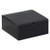 Gift Boxes, 8x8x3 1/2", Black Gloss, 100PK, 8" Inside Lg, 8" Inside W, Black, Fibreboard, 100 PK - GB883BK