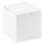 Gift Boxes, 4x4x4", White, 100PK, 4" Inside Lg, 4" Inside W, White, Fibreboard, 100 PK - GB444