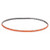 Sanding Belt, Coated, 3/8 in W, 13 in L, 80 Grit, Coarse, Ceramic, Blaze R980P, Orange - 69957392150