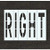 Pavement Stencil, Right, 48 in - STL-116-74821