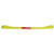 Web Sling, Type 3, 6 ft L, 2 in W, Nylon, Yellow - EE1102NFX6