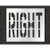 Pavement Stencil, Right, 36 in - STL-116-73621