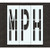Pavement Stencil, Mph, 96 in - STL-116-79637