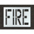 Pavement Stencil, Fire, 24 in - STL-116-72401