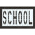 Pavement Stencil, School, 96 in - STL-116-79623