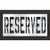 Pavement Stencil, Reserved, 36 in - STL-116-73633