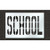 Pavement Stencil, School, 36 in - STL-116-73623