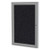 Enclosed Rubber Bulletin Board 36"x30", 1 Hinged Door - PA13630TR-CF