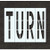 Pavement Stencil, Turn, 48 in - STL-116-74819