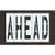 Pavement Stencil, Ahead, 96 in - STL-116-79628