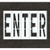 Pavement Stencil, Enter, 48 in - STL-116-74804