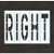 Pavement Stencil, Right, 96 in - STL-116-79621