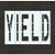 Pavement Stencil, Yield, 48 in - STL-116-74826