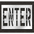 Pavement Stencil, Enter, 36 in - STL-116-73604