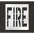 Pavement Stencil, Fire, 36 in - STL-116-73601
