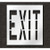 Pavement Stencil, Exit, 36 in - STL-116-73605