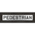 Pavement Stencil, Pedestrian, 10 in - STL-116-71025