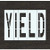 Pavement Stencil, Yield, 96 in - STL-116-79626