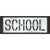 Pavement Stencil, School, 18 in - STL-116-71823