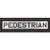 Pavement Stencil, Pedestrian, 12 in - STL-116-71225
