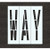 Pavement Stencil, Way, 48 in - STL-116-74810