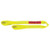 Web Sling, Type 4, 7 ft L, 6 in W, Nylon, Yellow - EE2606NTX7