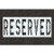 Pavement Stencil, Reserved, 48 in - STL-116-74833