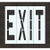 Pavement Stencil, Exit, 96 in - STL-116-79605