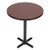Standing Height Café Bistro and Breakroom Pedestal Table, 42" H, High Pressure Laminate Top, Cherry - BXB24R-21