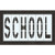 Pavement Stencil, School, 48 in - STL-116-74823