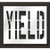Pavement Stencil, Yield, 36 in - STL-116-73626