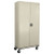 Solid Door Storage Cabinet, 36 in W, 72 in H, 24 in D, Putty - TAWR362472-07