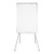 MasterVision 4-Leg Whiteboard Easel with Marker Tray & Adj. Easel Pad Holder, 42"x30", Aluminum - EA2300335MV