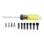 Hex, Phillips, Nutsetter, Slotted Bit 8 3/4 in, Drive Size: 1/4 in , Num. of pieces:12 - J9322