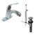 Manual Single Hole Mount, 1 Hole Low Arc Bathroom Faucet, Chrome - 77-1903